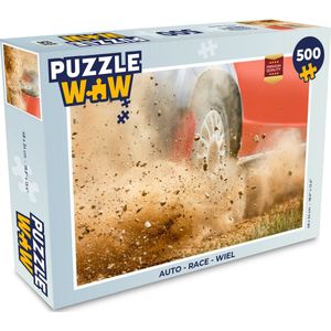 Puzzel Auto - Race - Wiel - Legpuzzel - Puzzel 500 stukjes