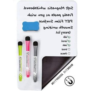 A4 Magneetfolie Whiteboard 20 x 30 cm - Zelfklevend en Magnetisch - Voor Notities en Planning