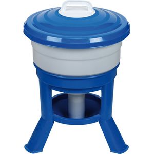 Gaun Imperial drinktoren – Pluimvee drinktoren op pootjes met afsluitbare deksel – Drinkbak voor pluimvee – 30 Liter – Blauw