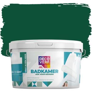 Decoverf badkamerverf smaragdgroen, 2.5L