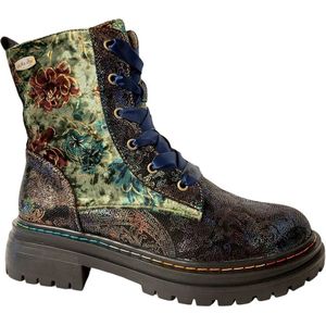 Laura Vita Veterboot Kandyo 24 SL022-4B Vert Blauw Groen Multi