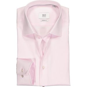 ETERNA 1863 modern fit premium overhemd - 2-ply twill heren overhemd - roze - Strijkvrij - Boordmaat: 39