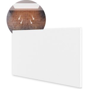 Ecosun Infrarood Verwarmingspaneel - Plafond & Wand Montage - Verwarming voor Woonkamer of Badkamer - Wit - 119x59 cm - 700 Watt