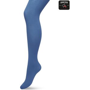 Bonnie Doon Opaque Comfort Panty 40 Denier Blauw Dames maat 36/38 S - Extra brede Comfort Boord - Tekent Niet - Kleedt Mooi af - Mat Effect - Gladde Naden - Maximaal Draagcomfort - Blue Ashes - BN161911.146