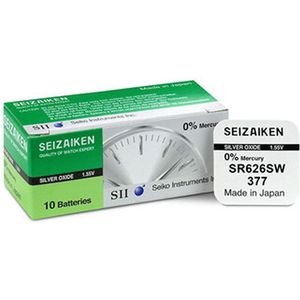 Seiko - SR626SW - 377 - Horloge Batterij - Made in Japan - Seizaken - 2 stuks