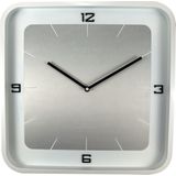 Wandklok NeXtime Square Wall 40 x 40 x 4 cm wit NE-3518WI