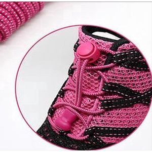 CHPN - Veters - Elastische veters - Lock veters - Universeel - 1 paar - Roze - Elastische Schoenveters - Veters met Lock