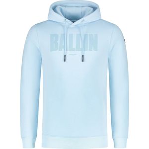 Ballin Amsterdam - Heren Regular fit Sweaters Hoodie LS - Lt Blue - Maat S