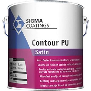 Sigma (S2U) Contour PU Satin - 1 liter - Wit