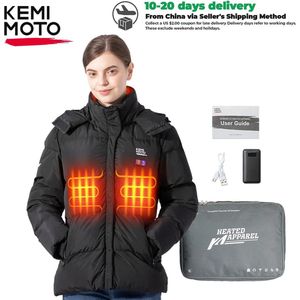 Empire's Product Verwarmde Jas - Motorfiets USB Power Bank - Katoenen Kleding - Jas Mannen Vrouwen - Verwarming Jas - Skiën - Wandelen - Winter - Warme Kleding