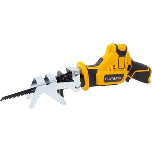 Batavia Accu 12V Reciprozaag - Incl. 2.0 Ah Li-ion Accu - Geschikt voor allerlei materialen zoals hout, kunststof, metalen buizen, metaal, steen en pvc. - Fixxpack