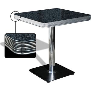 Bel Air Retro Eettafel TO-23W Blackstone