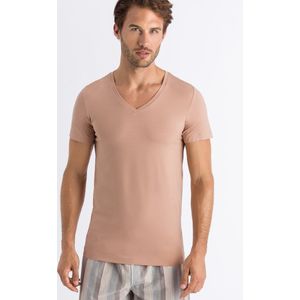 Hanro Cotton Superior T-shirt V-hals - Peau - 073089-1216 - XXL