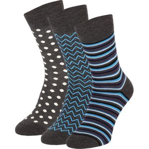 Apollo - Kleurrijke herensokken - Stripes - 40/46 - 6-Pak - Sokken heren - Sokken heren 43 46 - Heren sokken