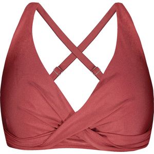 Barts Isla Cross Halter Full Vrouwen Bikinitopje - maat 36E - Rood