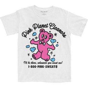 Pink Sweats - Pink Cleaners Heren T-shirt - M - Wit