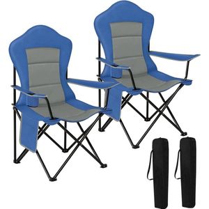 Rootz Ultralight klapstoel - Draagbare stoel - Buitenzitplaats - Duurzame 600D Oxford-stof - Gemakkelijk op te bergen - Comfortabel ontwerp - 84 cm x 110 cm x 62 cm