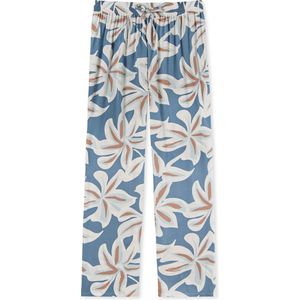 SCHIESSER Mix+Relax loungebroek lang - dames loungebroek lang viscose bloemenprint multicolour