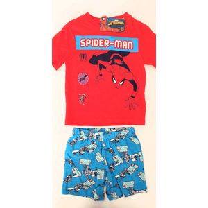 Spider-Man Pyjama - Shortama - Rood - 128