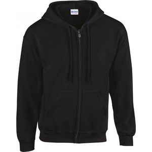 Sweatshirt Heren 5XL Gildan Lange mouw Black 50% Katoen, 50% Polyester