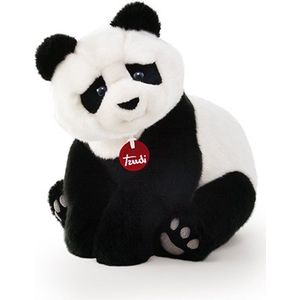 Trudi - Classic Panda Kevin (M-26516) - Pluche knuffel - Ca. 28 cm (Maat M) - Geschikt voor jongens en meisjes - Zwart/Wit