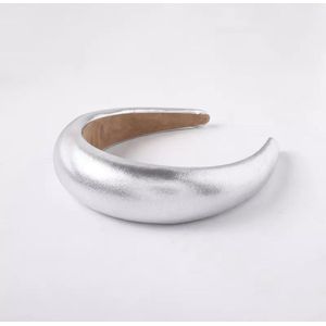 Diadeem Haarband-Haaraccesoires Bruiloft-Boog Haarband-Hoofdband-Haaraccessoire-Outdoor Haaraccessoire-Dames Hoofdband-Kleur: Zilver