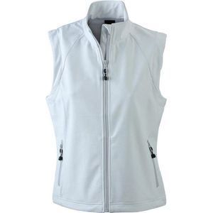 James and Nicholson Dames/dames Softshell Vest (Off-White)