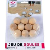 Jeu de Boules Buts Natural 10p