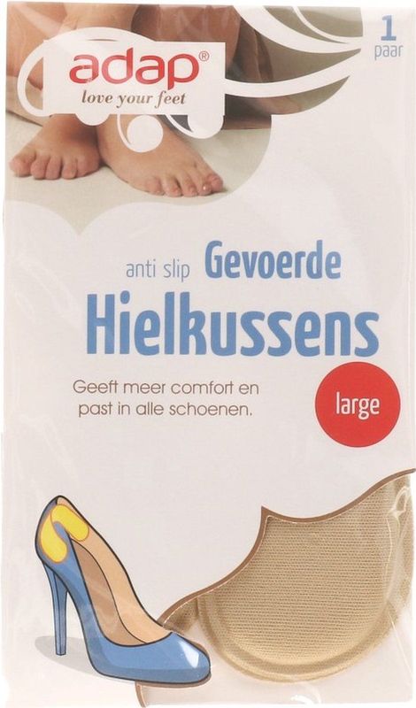 Anti Slip Gevoerde Hielkussen | Hielkussen Hoge Hakken | Meer conform | Size Large | 1 paar