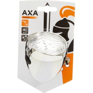 AXA Classic Battery - 4 Lux - Fietslamp voorlicht - LED Koplamp - Fietsverlichting op Batterij - Zilver