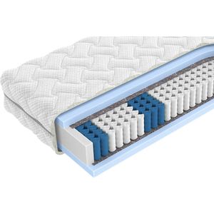 Cristal matras 80 x 210 - HR Koudschuim - 23cm dik - Ergonomisch - Antibacterieel - Wasbare hoes