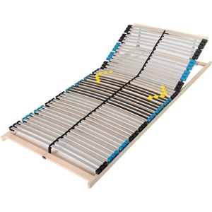 verstelbare lattenbodem 140x200 cm - 42 latten - 7 zones - bedbodem 140 x 200 - tot 150kg