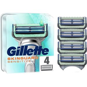 Skinguard scheermesjes voor heren - 4 reservemesjes voor gevoelige huid met aloë vera