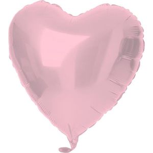 Folat - Folieballon hart pink (45cm)