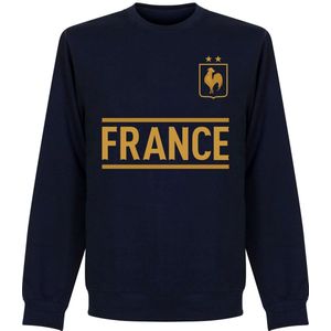 Frankrijk Team Sweater - Navy - Kinderen - 152
