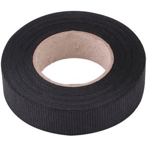 Zwarte PET-vlies Wikkelband Kabelbundeltape 15m - Waterdichte Multifunctionele Tape voor Auto Kabelboom - Anti Piepen Rammelaar Vilt - Schoonheidsverzorging