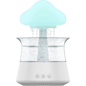 Regendruppel Humidifier Met Afstandsbediening - Paddenstoel Lamp - Mushroom - Luchtbevochtiger
