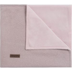 Baby's Only Gebreide ledikantdeken soft - Baby deken Sparkle - Dekentje voor jongens en meisjes - 1.4 TOG - 100x135 cm - Zilver-Roze Mêlee - Met subtiel glittertje