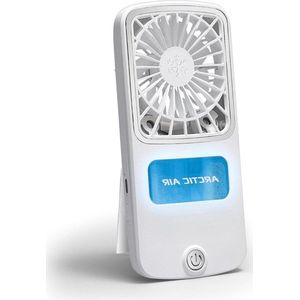 Draagbare mini-ventilator - Verstuiver - Licht en krachtig: 3 snelheden - Stil - Draadloze zakluchtkoeler - Oplaadbaar: tot 12 uur looptijd - LED - Pocket Chill