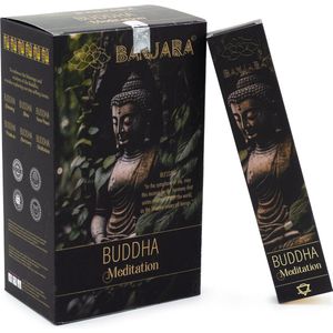 Banjara - Buddha Meditation - patchouli - eucalyptus - wierook - geurstokjes - doos 12 stuks