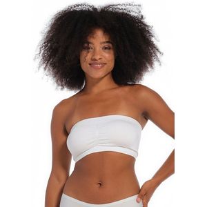 MAGIC Bodyfashion Niet-voorgevormde Bandeau Bh Wit