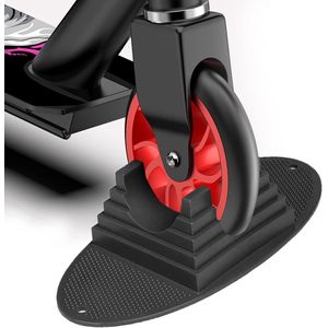 Universele scooterstandaard, stuntstepstandaard, scooterstandaard voor kinderen, stabiele standaard compatibel met freestyle stuntstep kick scooter voor 95 mm tot 125 mm wielen (zwart)