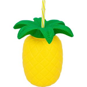 Boland - Ananas beker met rietje - Tropisch - Tropisch
