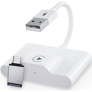 Car Dongle Geschikt voor Apple CarPlay - Pro Wireless USB Adapter 2023 - Draadloos verbinden