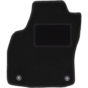 Bestuurdersmat zwart voor: Opel Astra H sedan, hatchback, stationwagen, TwinTop, cabrio, coupé (2003-2010)