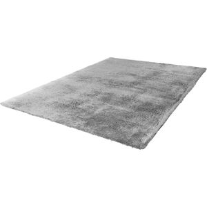 Lalee Cloud - Hoogpolig- zacht- glimmend- velvet- effen- karpet- Eric kuster stijl- fluffy- 200x290 cm Zilver