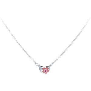 Lilly 102.0446.37 Ketting Zilver 37cm CZ