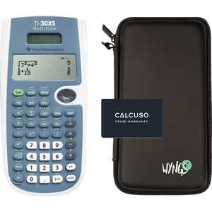 CALCUSO Basispakket zwart met Rekenmachine TI-30XS MultiView