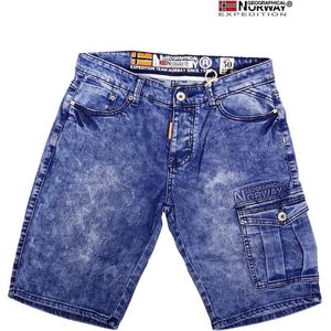 Geographical Norway Spijker Korte Broek Lichtblauw Parigi - 31 (S)