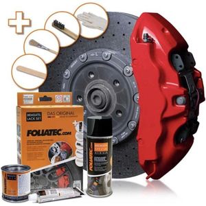 Foliatec Remklauwlakset - racing rosso - 3 Co - FT 2160